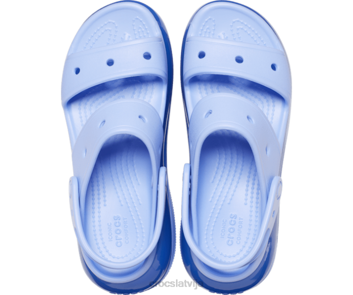 mega crush sandales sievietes Crocs kurpes N46T276 mēness želeja