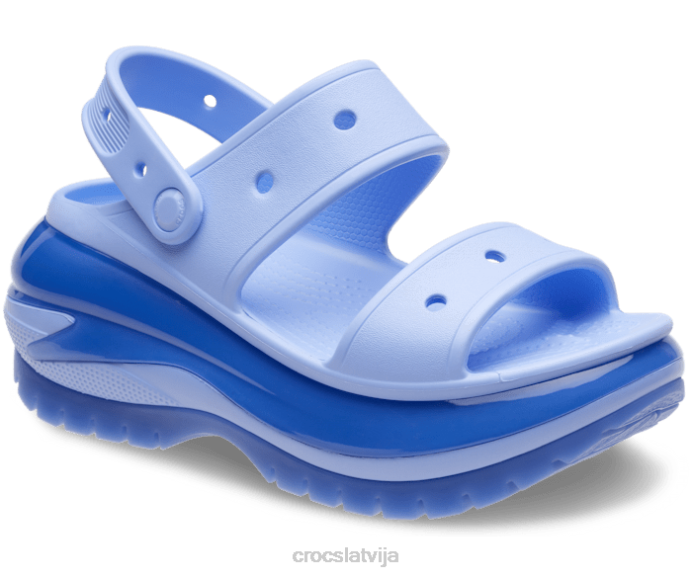mega crush sandales sievietes Crocs kurpes N46T276 mēness želeja