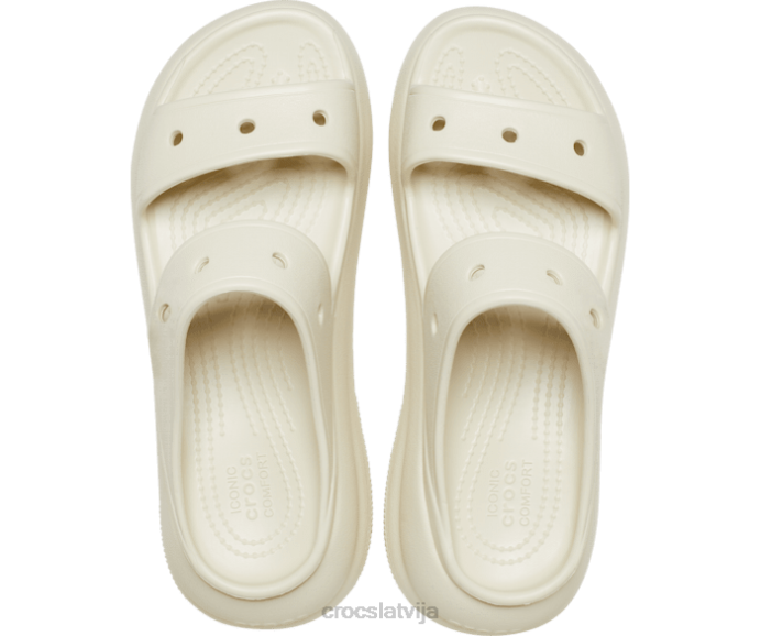simpātiju sandales sievietes Crocs kurpes N46T293 kaulu