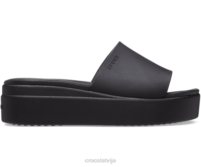 Bruklinas slidkalniņš sievietes Crocs kurpes N46T365 melns