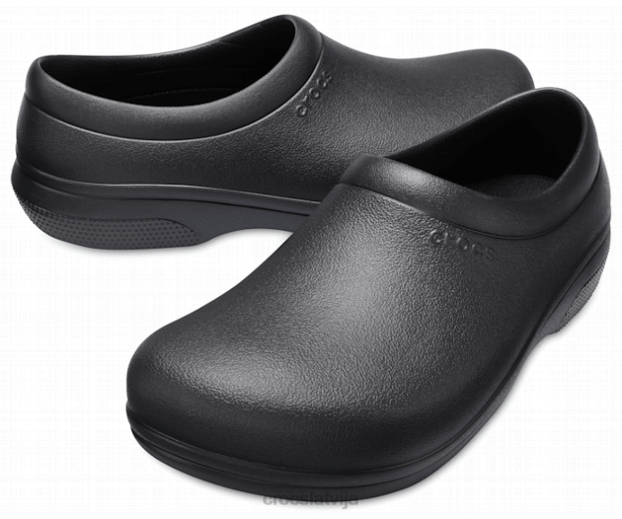 diennakts darba slip-on sievietes Crocs kurpes N46T202 melns