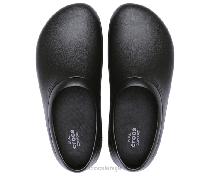 diennakts darba slip-on sievietes Crocs kurpes N46T202 melns