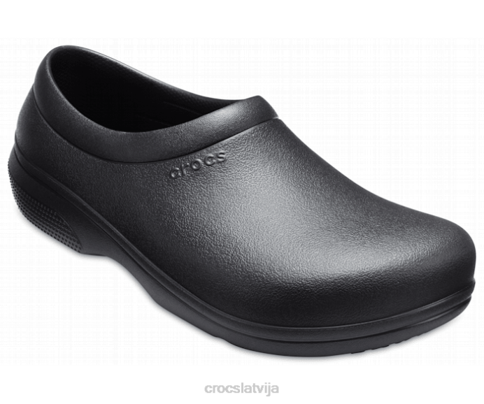 diennakts darba slip-on sievietes Crocs kurpes N46T202 melns