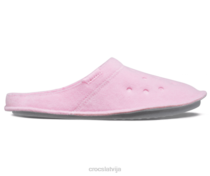 klasiska odere sievietes Crocs kurpes N46T233 balerīna rozā