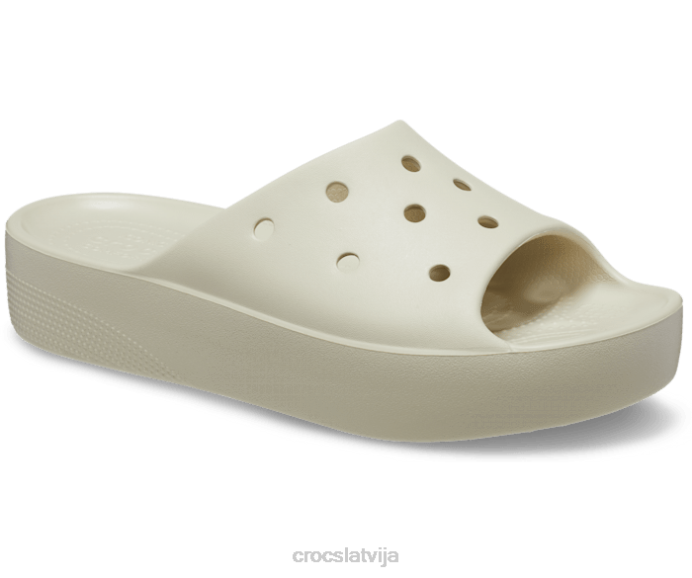 klasisks platformas slidkalniņš sievietes Crocs kurpes N46T346 kaulu