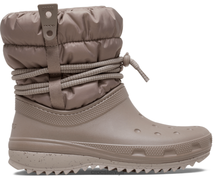 klasiski neo puff luxe zābaki sievietes Crocs kurpes N46T220 sēne