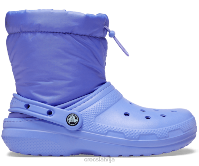 klasisks odere neo puff zābaki sievietes Crocs kurpes N46T174 digitālā violeta