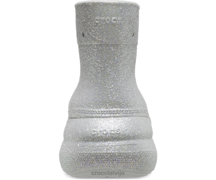 simpātiju mirdzošs zābaks sievietes Crocs kurpes N46T215 atmosfēra