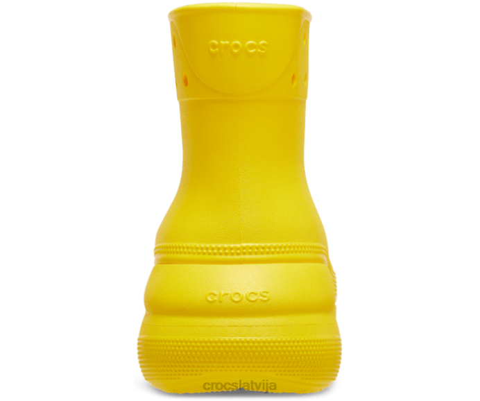 simpātiju zābaks sievietes Crocs kurpes N46T203 citronu