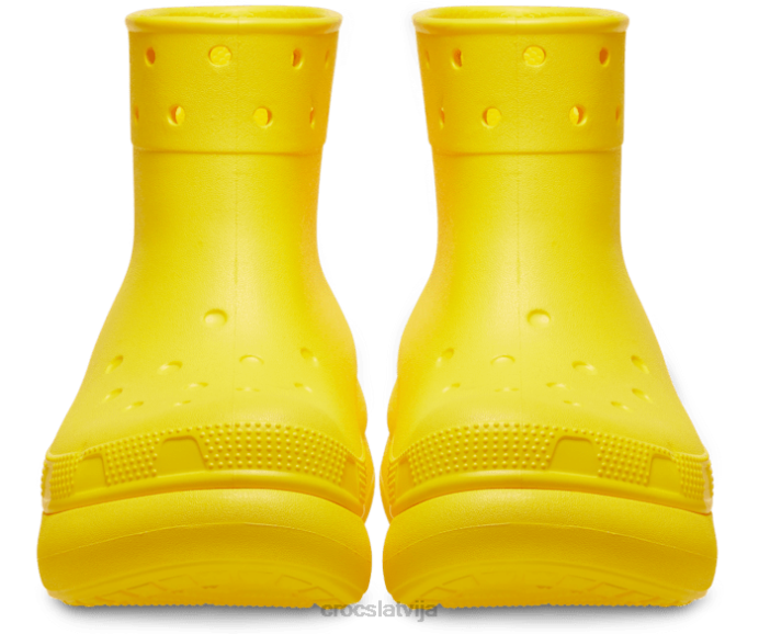 simpātiju zābaks sievietes Crocs kurpes N46T203 citronu