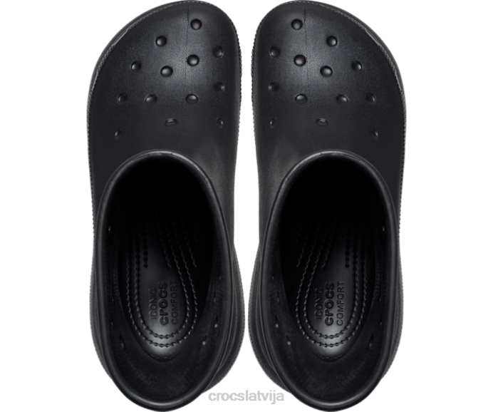 simpātiju zābaks sievietes Crocs kurpes N46T204 melns