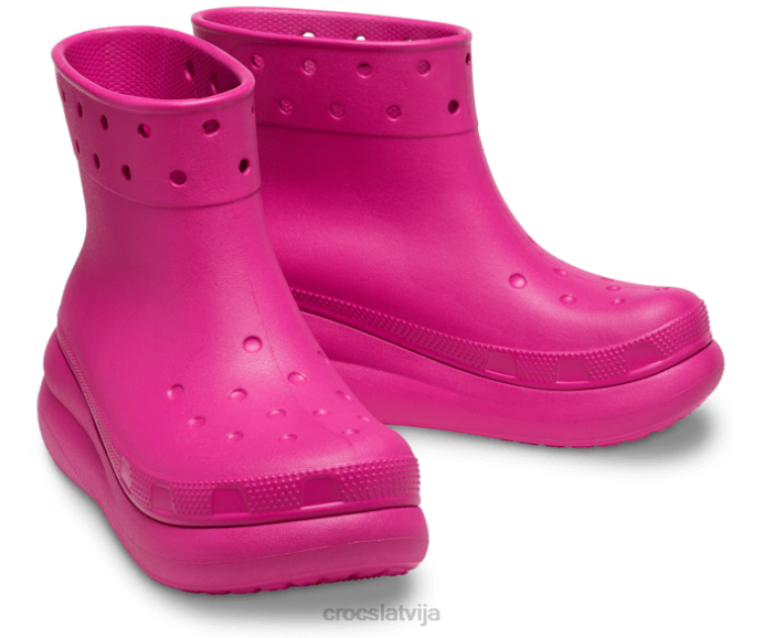 simpātiju zābaks sievietes Crocs kurpes N46T208 fuksijas jautrība