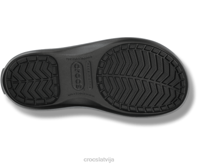 ziemas pufs zābaks sievietes Crocs kurpes N46T214 melns/ogles