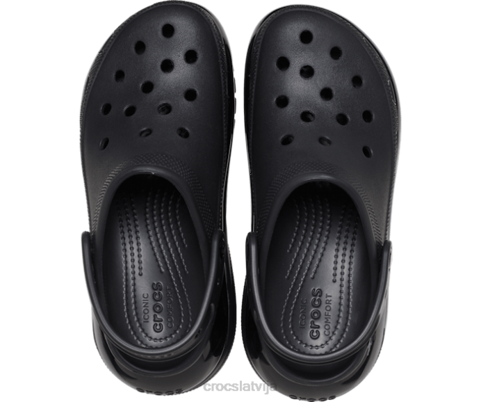 mega simpātiju tupele vīriešiem Crocs kurpes N46T419 melns