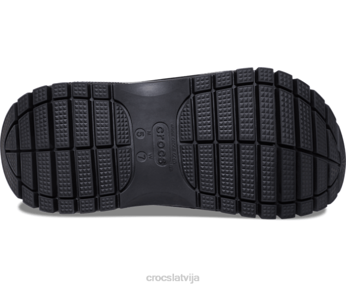 mega simpātiju tupele vīriešiem Crocs kurpes N46T419 melns