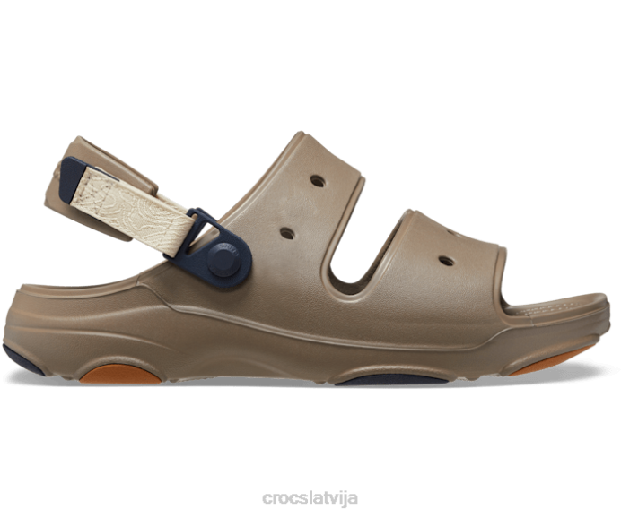 visurgājējas sandales vīriešiem Crocs kurpes N46T307 haki/multi