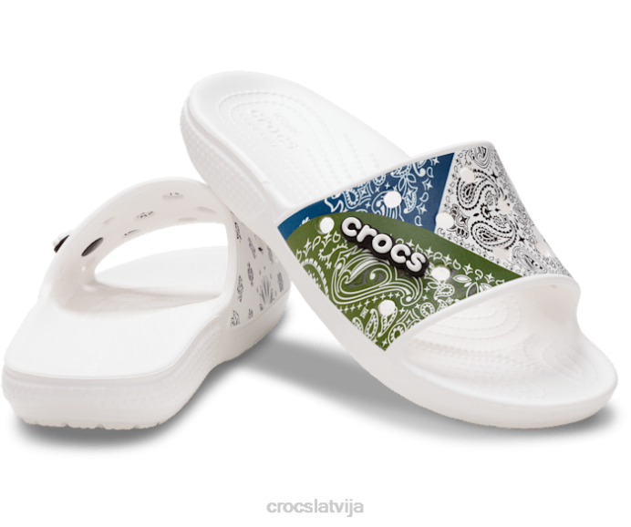 klasisks bandanas slidkalniņš vīriešiem Crocs kurpes N46T472 multi