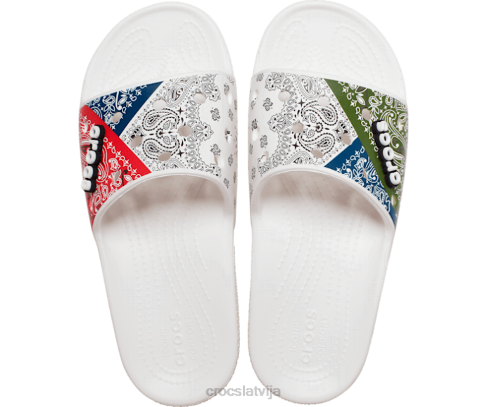 klasisks bandanas slidkalniņš vīriešiem Crocs kurpes N46T472 multi