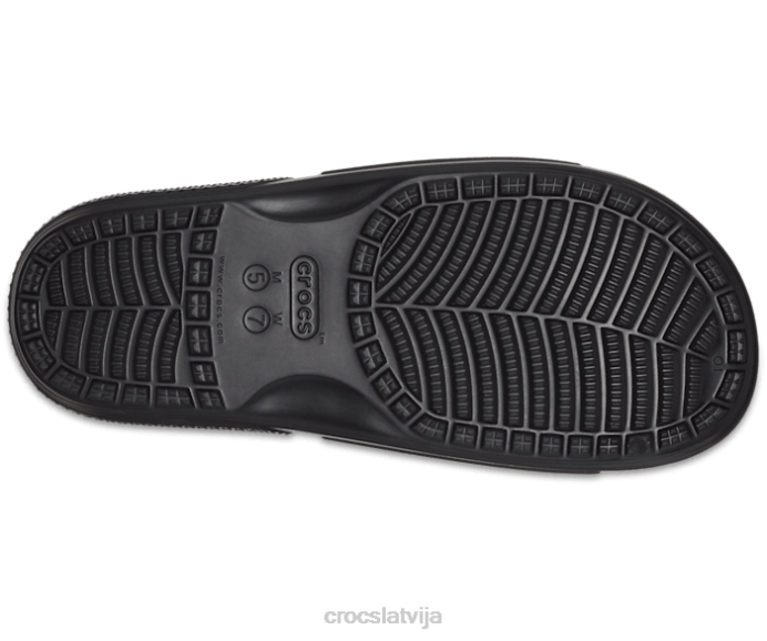 klasisks hiperreāls slaids vīriešiem Crocs kurpes N46T469 sarkans/melns