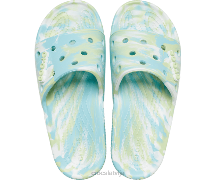 klasisks marmora slidkalniņš vīriešiem Crocs kurpes N46T465 tīrs ūdens/multi