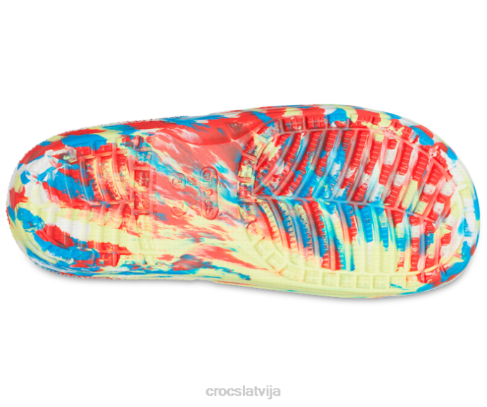 klasisks marmora slidkalniņš vīriešiem Crocs kurpes N46T466 sērs/multi