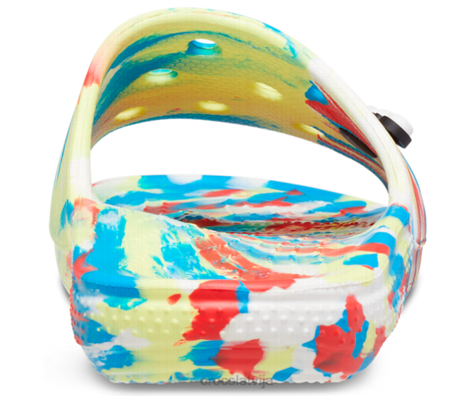 klasisks marmora slidkalniņš vīriešiem Crocs kurpes N46T466 sērs/multi