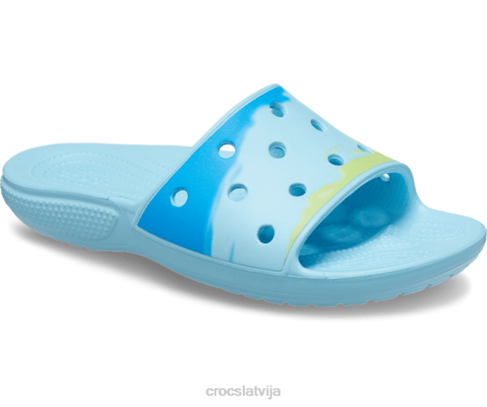 klasisks ombre slidkalniņš vīriešiem Crocs kurpes N46T473 arktisks/multi