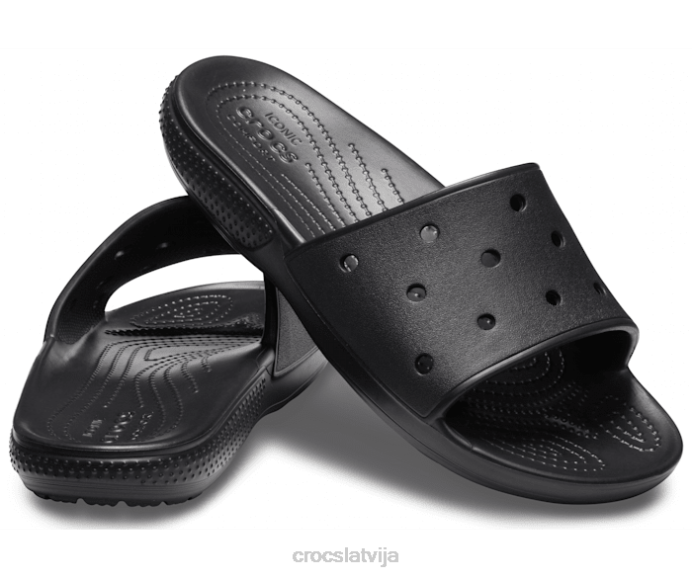 klasisks slaids vīriešiem Crocs kurpes N46T438 melns