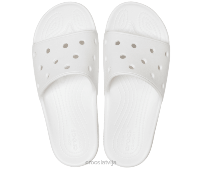 klasisks slaids vīriešiem Crocs kurpes N46T439 balts